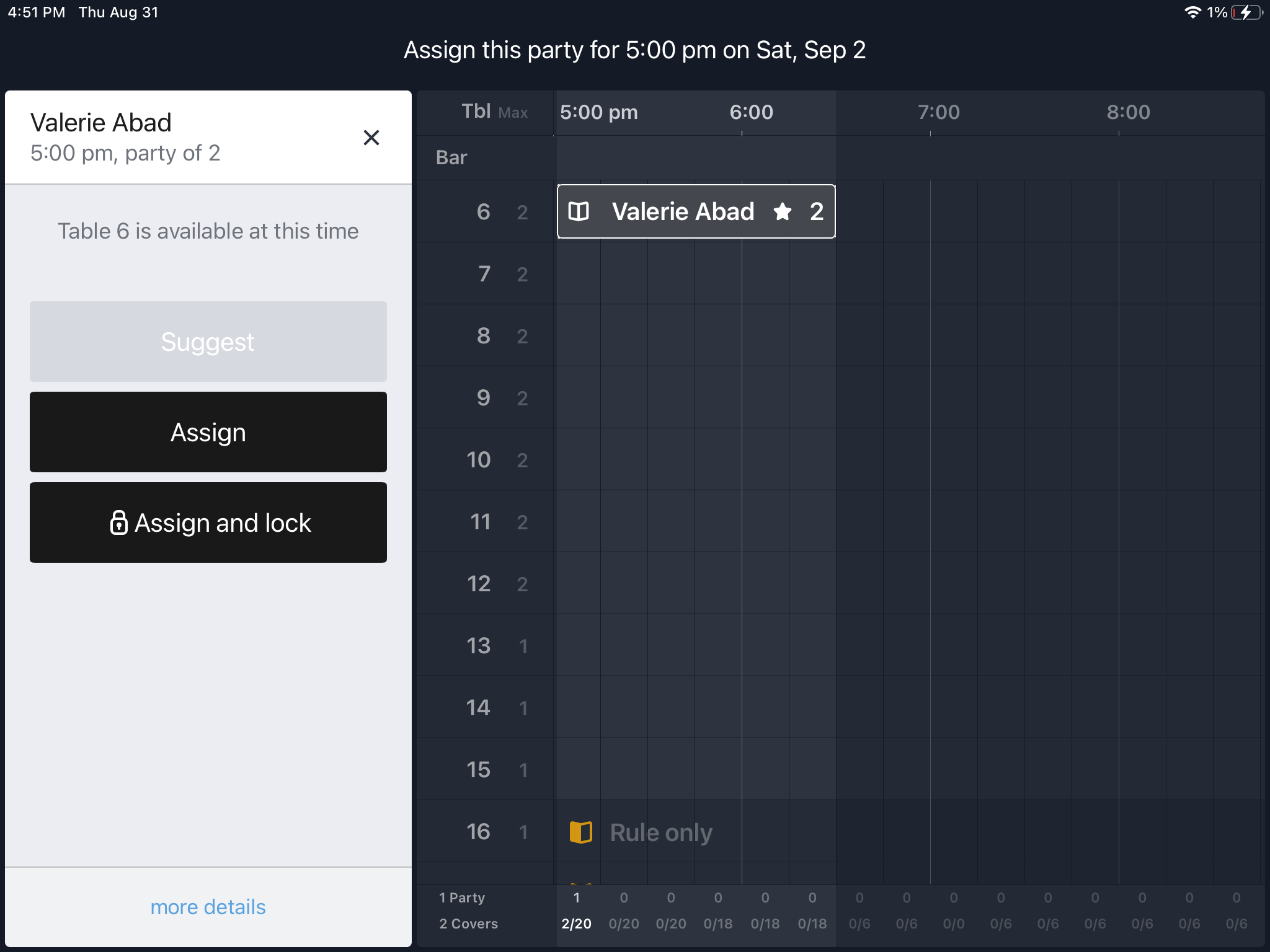 Maximize your seating capacity with Smart Assign