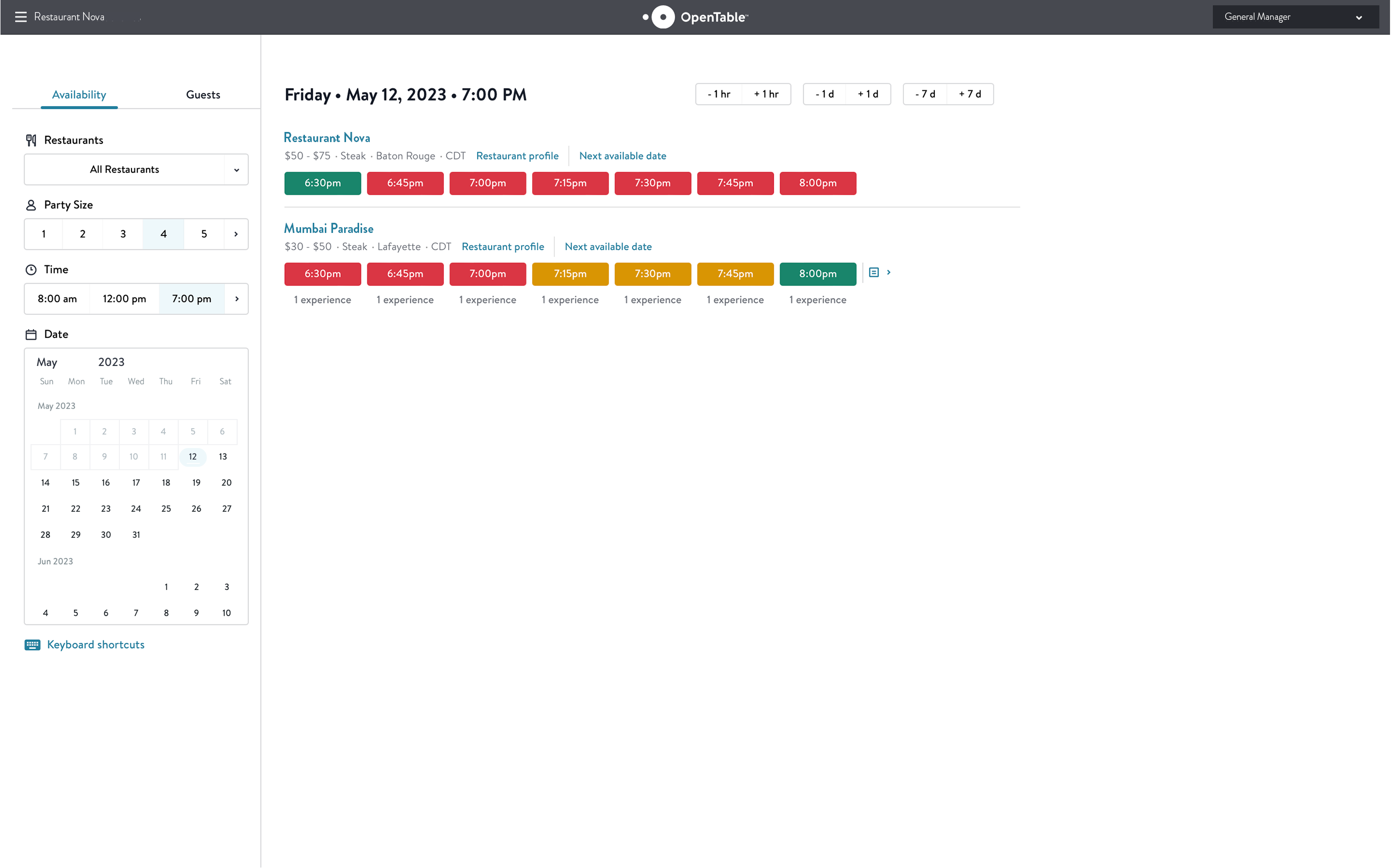 Manage your group's guestbook and find availability