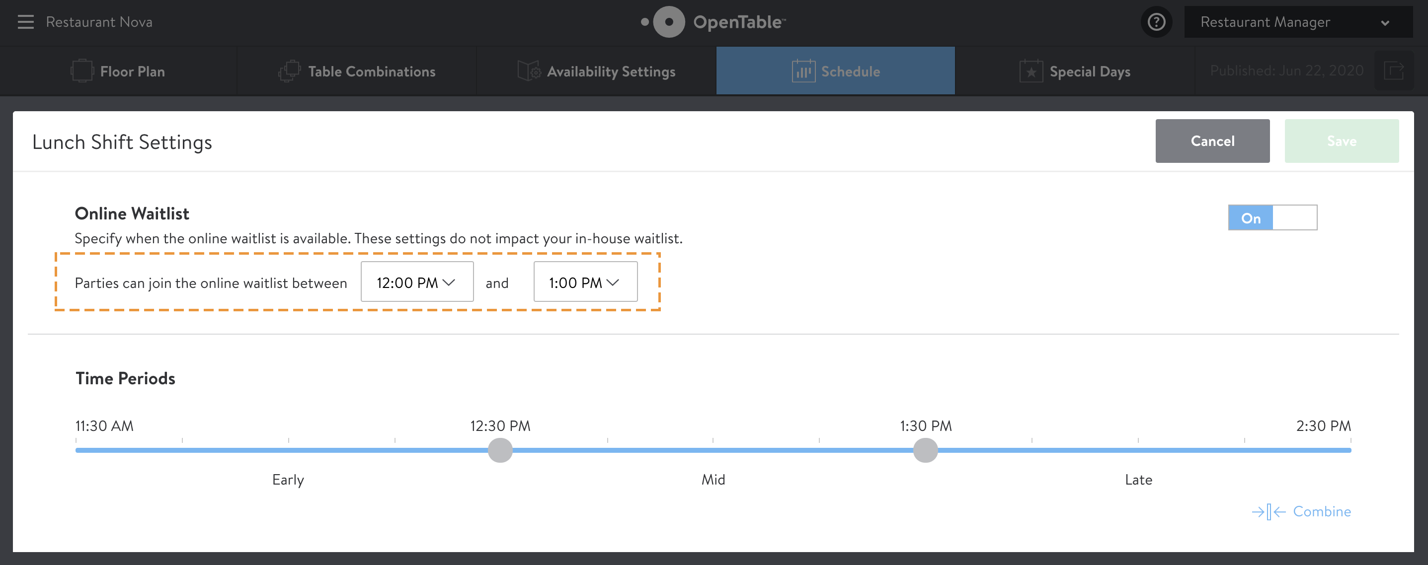 Offer your waitlist online